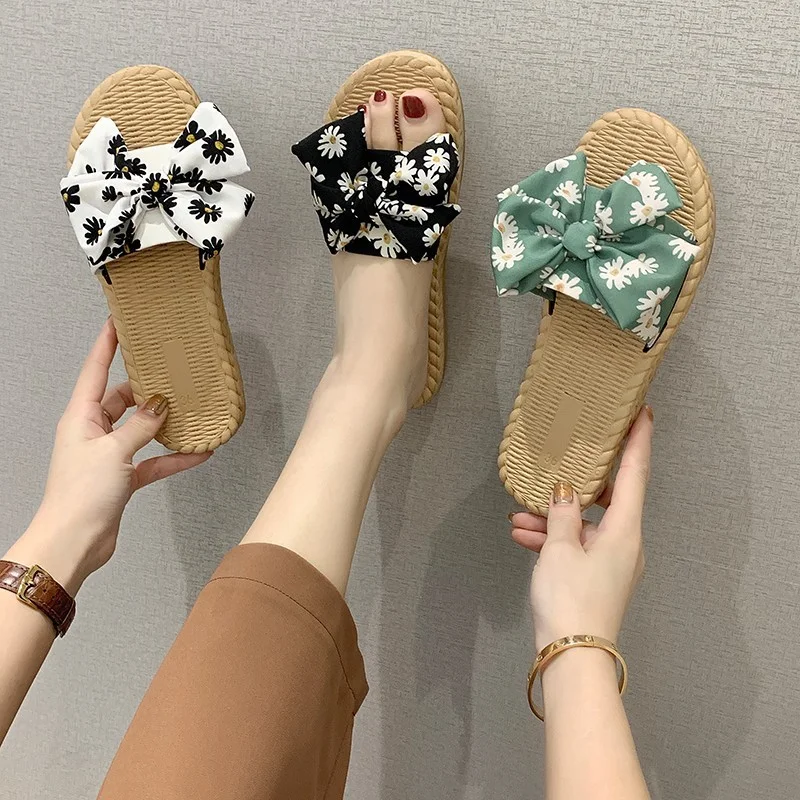 Summer Flat Slipper Women Beach Casual Shoe Fashion Solid Color Open Toe Slipper Flip Flops Non-slip Soft Sole Sandal for Female