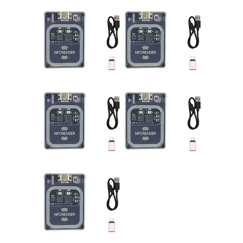 

Беспроводной модуль Bluetooth ABGN 5X PCR532 RFID, считыватель/записыватель IC-карт, эмулятор RFID Minicopy с интерфейсом Type-C