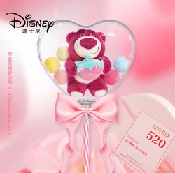 2023 Disney Valentine's Day Limited Anime Stitch/lots-o'-huggin' Bear Plush Doll Immortal Bouquet Creative Gift For Girlfriend