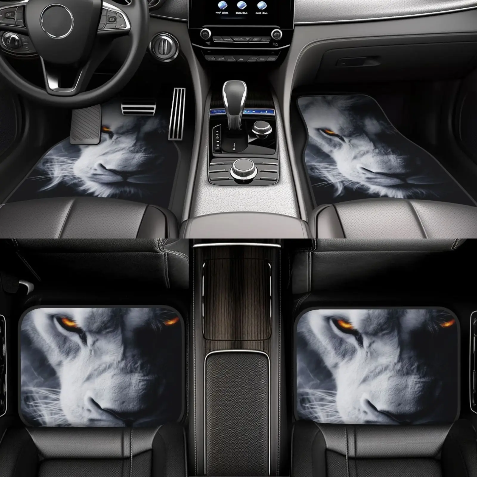 [4pcs Full-Print Car Mats| High-Density, Fits All Models, All-Season, Easy Installation& Clean]