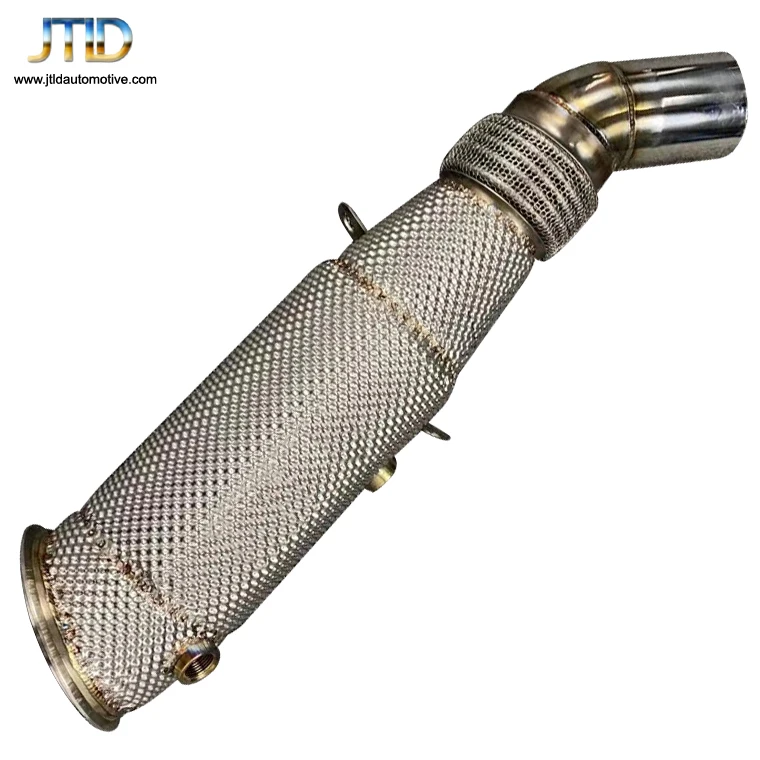 

JTLD Exhaust Downpipes For BMW F30 328 N20 without Catalytic Converter and with heat shield car assecories escape