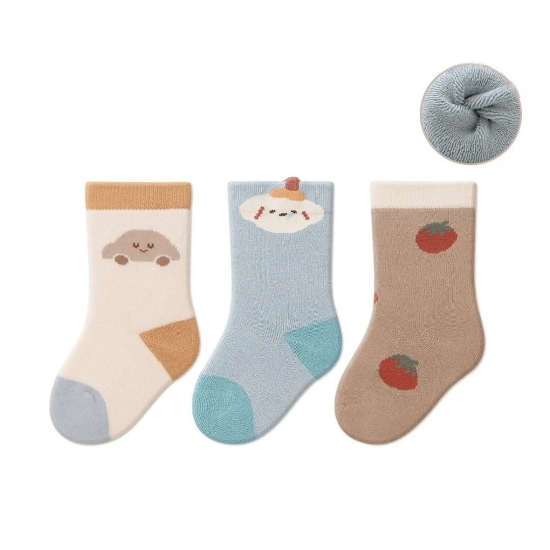 

3 пары детских носков с героями мультфильмов, мягкие хлопковые вязаные носки с милым котом и животным для маленьких девочек и мальчиков, детские носки для новорожденных мальчиков от 0 до 5 лет