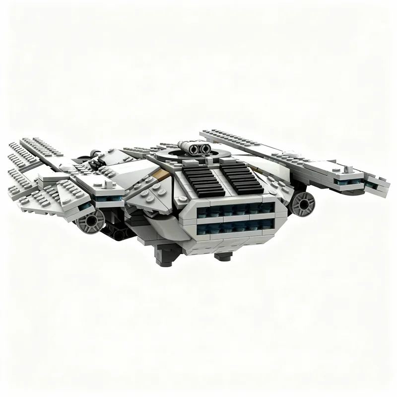 729pcs MOC Luthen Rael S Fondor Haulcraft Star Battle Model Building Blocks Room Decor, Home Decor Perfect Gift Choice For Boys