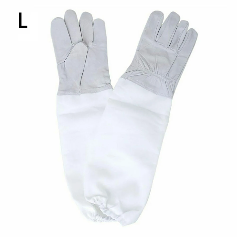 

25x10x2cm Bee Gloves Canvas Long Sleeve Gloves Long Sleeve Gloves Long Sleeve Gardening Breathable Cotton Elastic Fitting