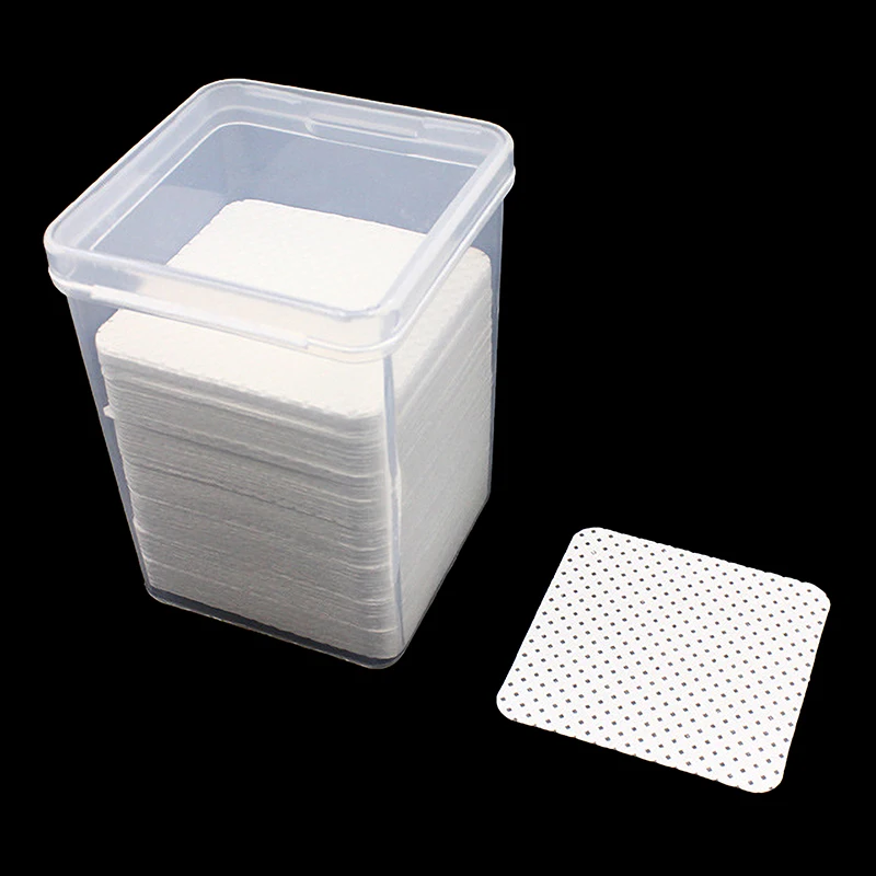 1PC Cotton Swab Storage Box For Nail Art Remover Towel Paper Cotton Pads Nail Art Cleaner Tools Remover Pads Organizer