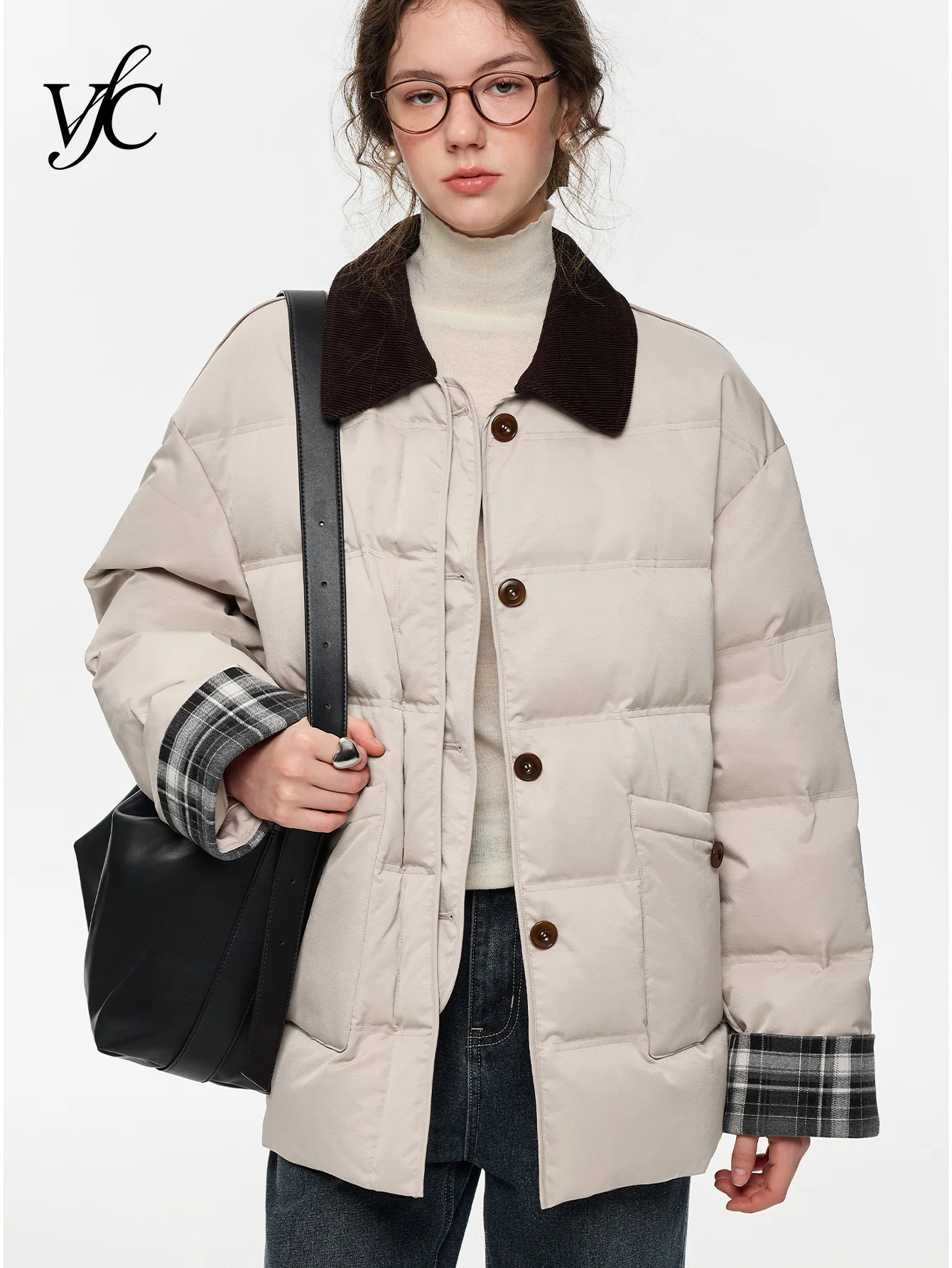 

Vega Chang New Winter Women's Velvet Warm down Jacket