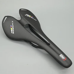 3K Ultralight Carbon Saddle Bicycle vtt racing seat Wave Road Bike Saddle for men sans cycling Seat mat bike Spare Par