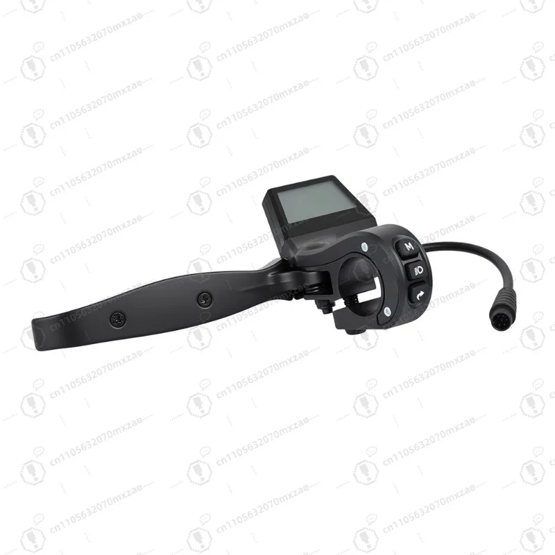 Scooter accessories Handbrake handle M6 with display, left aluminum alloy black electric skateboard bicycle parts