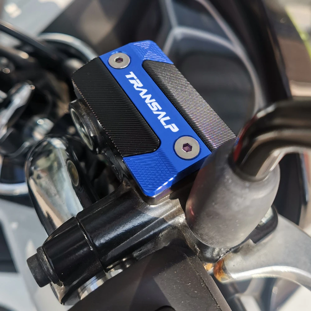 2026 For Honda Transalp 700 650 XLV 650XLV 700XLV CNC Front Brake Reservoir Fluid Cover Motorcycle Accessories