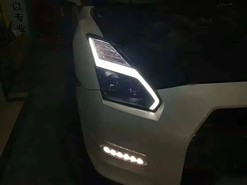 Farol LED para NISSAN GT-R R35 GTR R35 SN 2009-2018