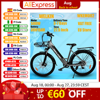 WELKIN WKEM002 Electric Bicycle 500W Motor 36V15AH Lithium Battery Adult Riding Electric Bike 27.5-inch Tire City Travel E-bike