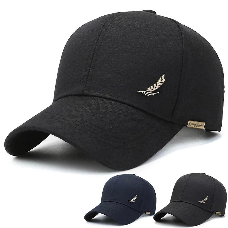 New Men Fashion Casual Hat Adults Grain Printing Baseball Caps