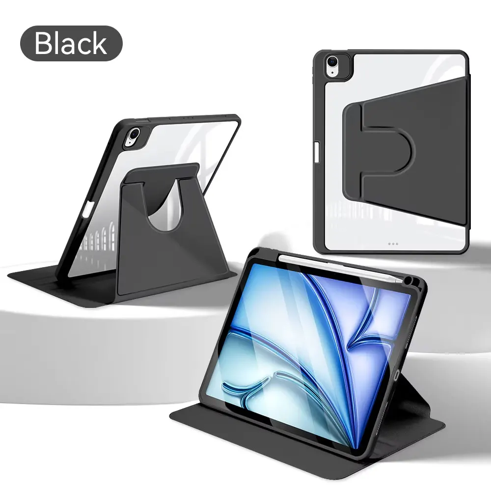360° Rotation Cover For iPad 5 6 Air 4 5 M2 M4 Case iPad 7/8/9th 10 11th 10.9in Mini 6 7 10.2in Pro 11 12.9 13in Tablet Cover