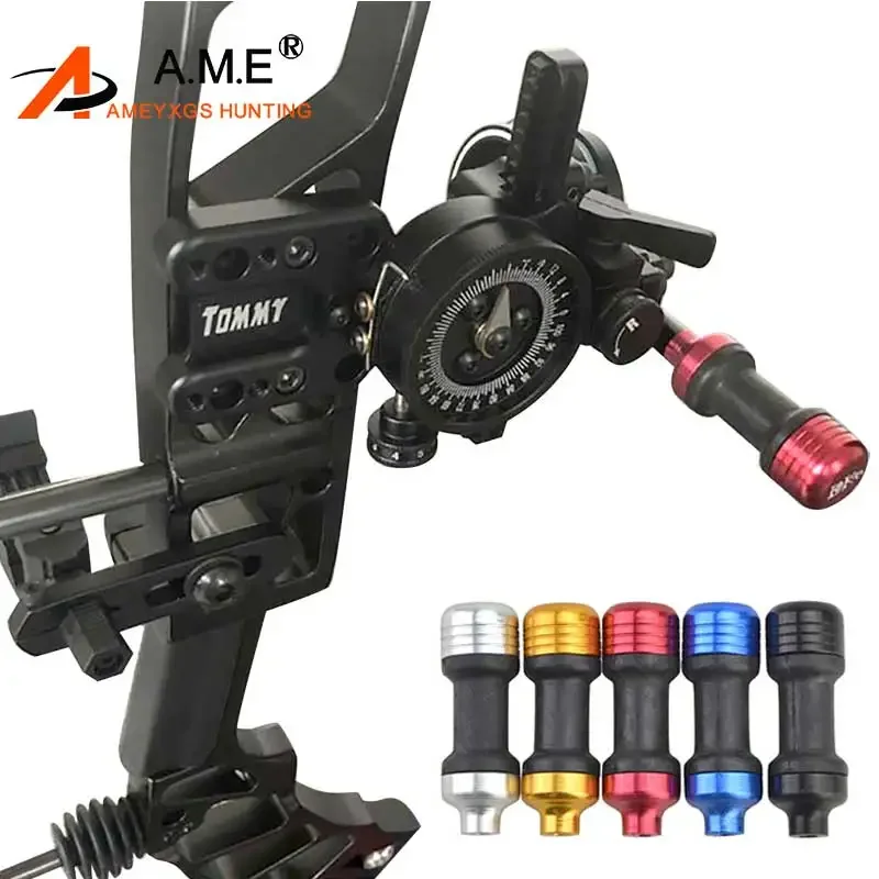 

1 PC Archery Bow Sight Stabilizer Compound Bow Damper Stabilizer Ball Metal and Rubber Shock Absorb Sight Head Damping Hunting