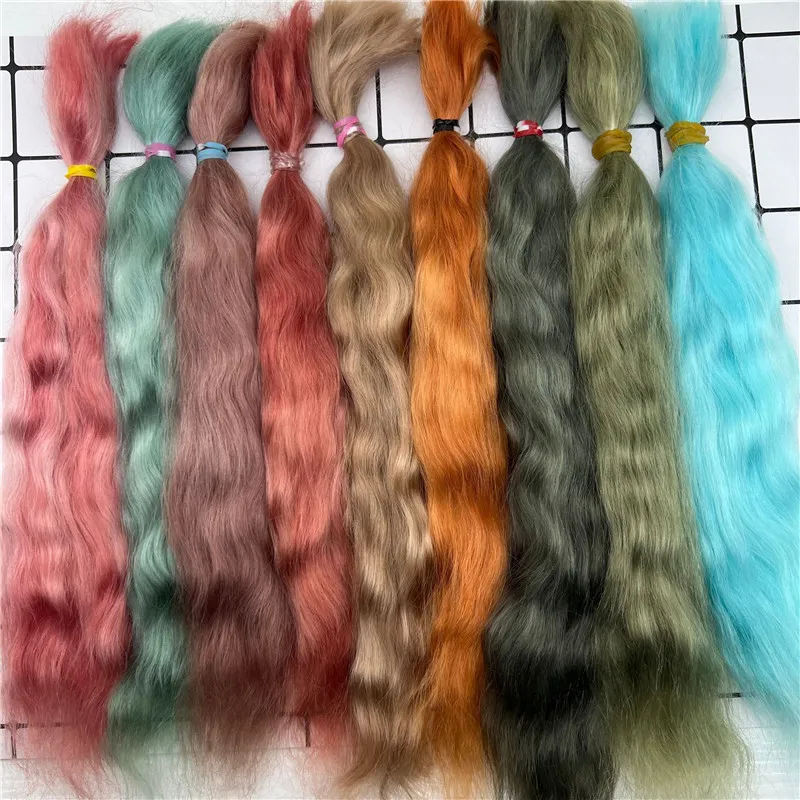 

Top Quality Reborn Doll Mohair 25-30cm 10gram /bag Reborn Doll mohair DIY BJD doll wig hair Accessory