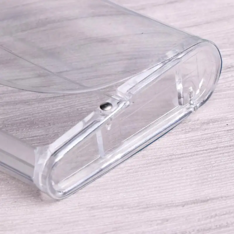 Plastic Transparent Sunglasses for Case ClipOn Glasses Box Eyewears Prot 6XDA