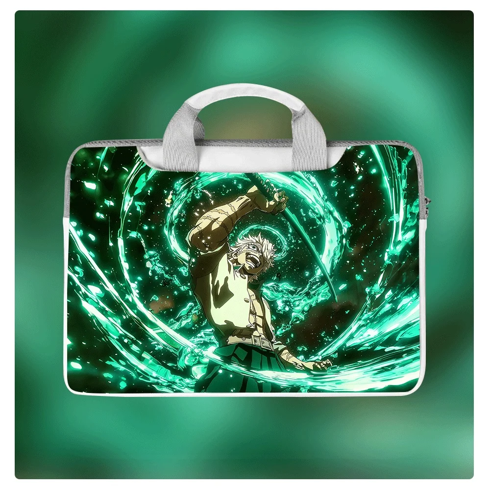 

Cute Demon Slayer Shoulder Crossbody Bag 13.3 14 14.6 15 15.6 16 Inch Anime Print Shockproof Plush Liner Laptop Bag Student Gift