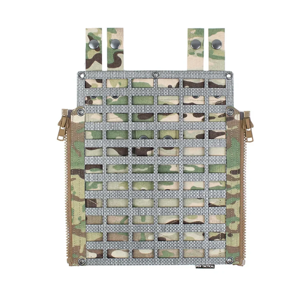 Tactics Sports LV119 Overt Outdoor Vest Special Zipper MOLLE Back Plate Back Panel