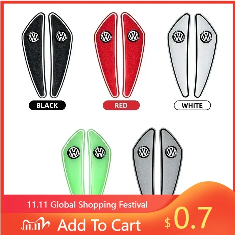 

New Hot 2025 New New 4PCS Protective Strip Car Side Door Edge Protector For Volkswagen VW Jetta Polo T4 T5 T6 Sharan Touareg