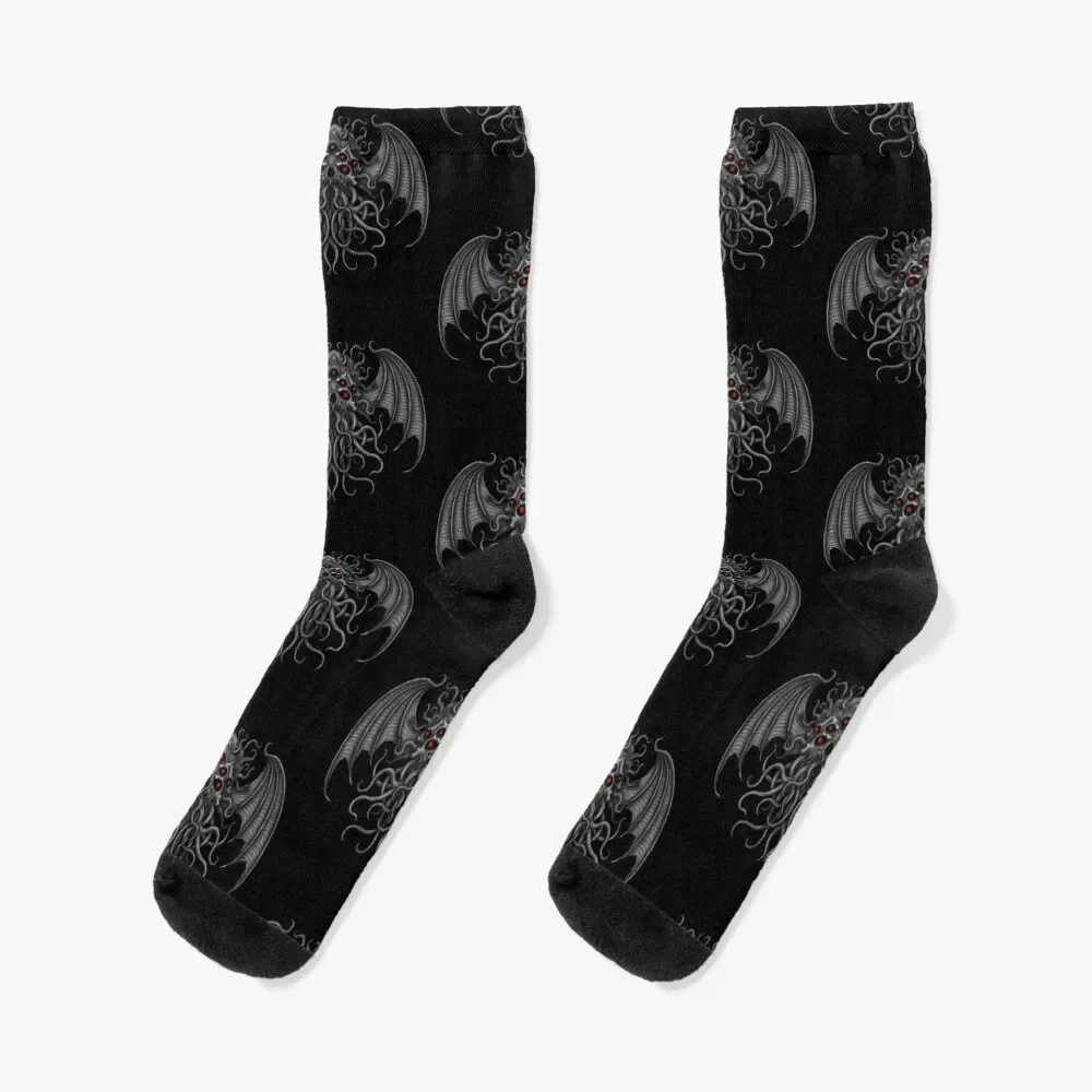 Cthulhu Head - Azhmodai 2020 Socks hockey designer brand Children's floral Socks Men Women's