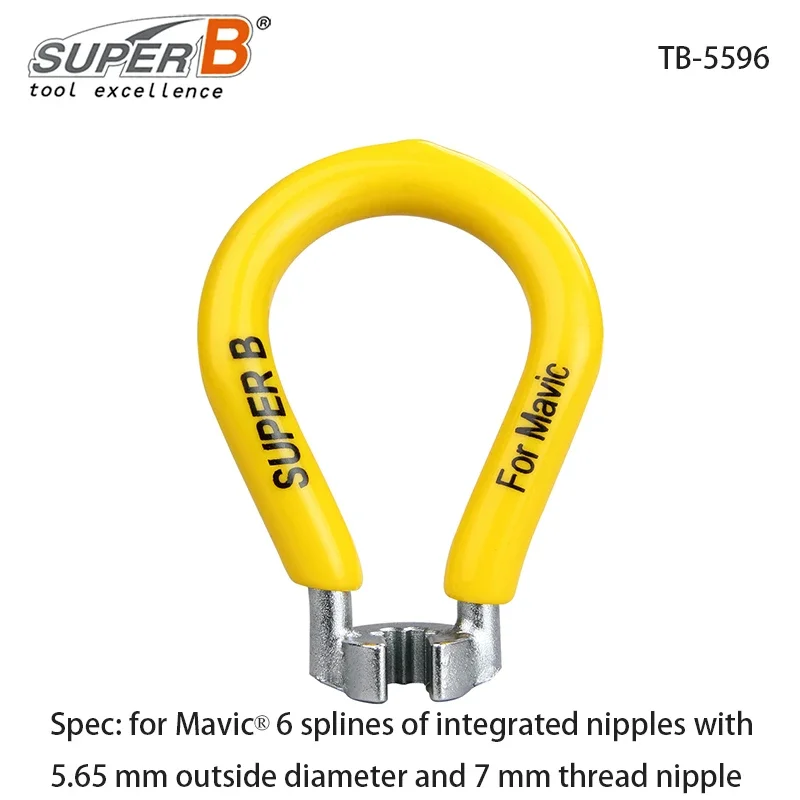 Super B TB-5540/50/60/96/98 Bicycle Spoke Wrench For 3.2 3.3 3.5 Mavic 5.65 Mavic 6.4mm Nipple Bike Repair Tool