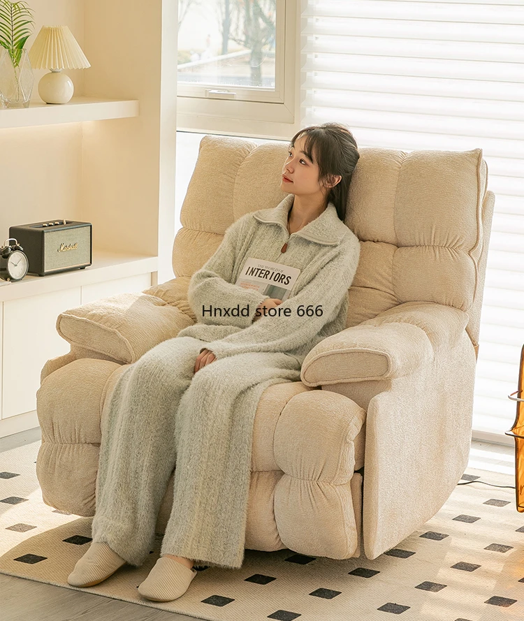 Comfortable electric space lazy sofa cabin rotating rocking chair