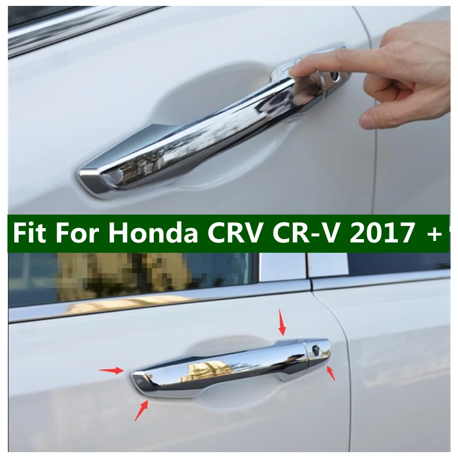 

Car Accessories Outside Car Door Pull Doorknob Handle Decoration Frame Catch Cap Cover Trim Fit For Honda CRV CR-V 2017 - 2020