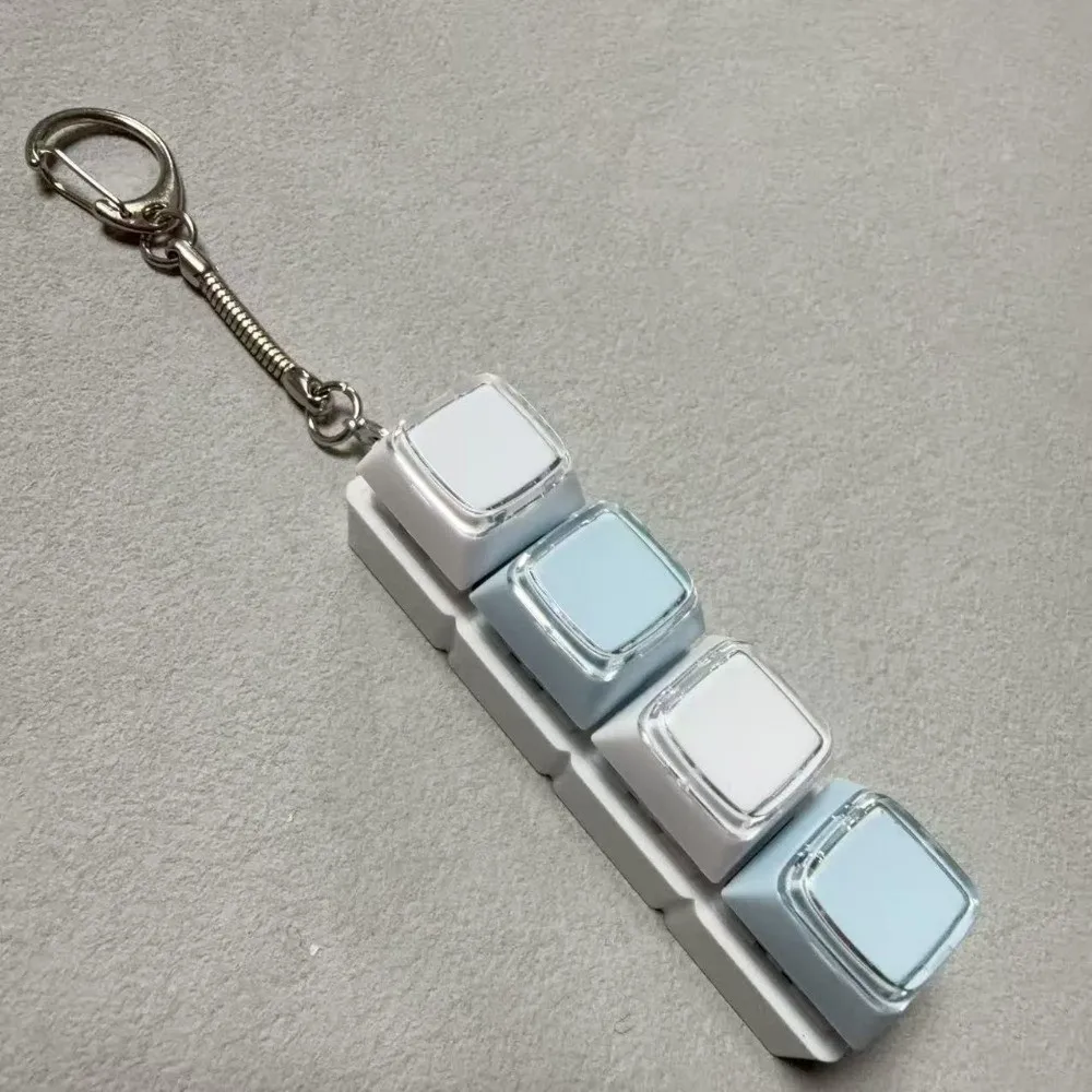 New 2/3/4 Keys Finger Keyboard Keycap Key Button Decompression Toy Stress Relief Gadget Pinch Toy Adult