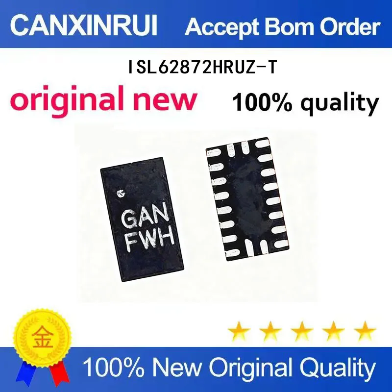 (5-100 Pieces) ISL62872HRUZ 62872 ISL62872HRUZ-T GAN brand new