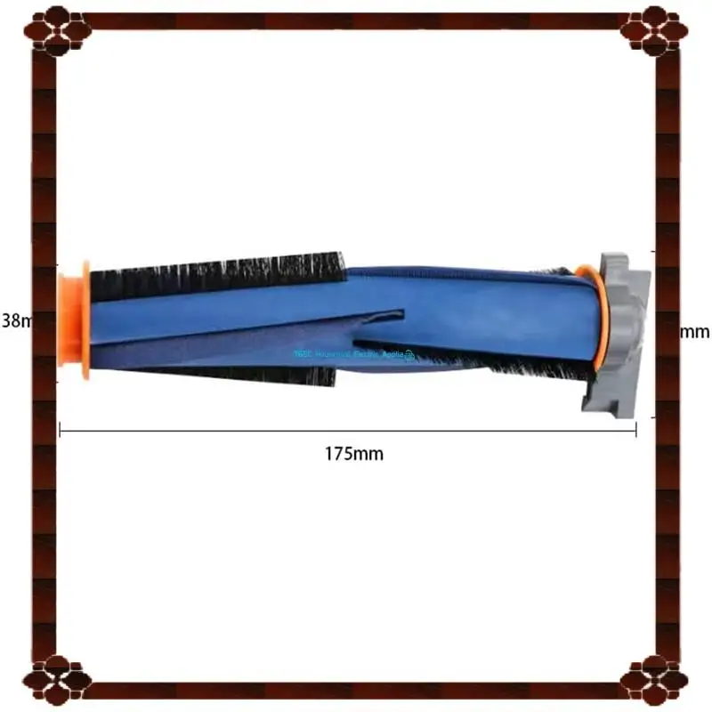 Rolo de escova de peças de reposição para tubarão ai av2501s av2501ae rv2502ae, escova principal, robô aspirador de pó, 2 pacotes