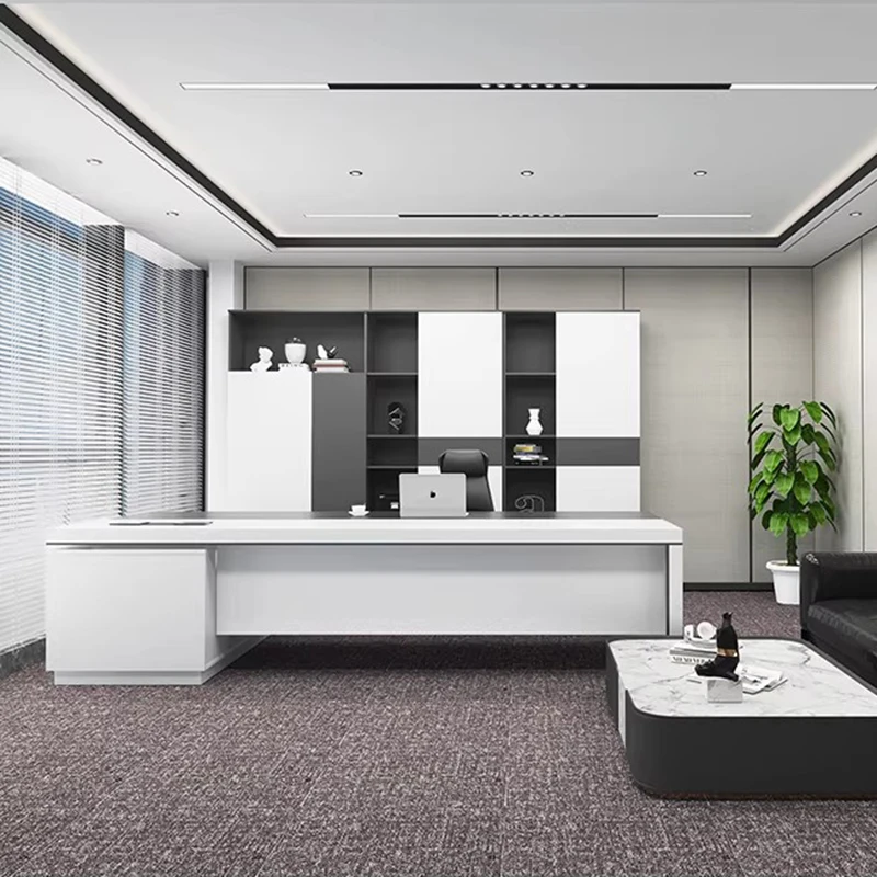 Organizers Minimalist Office Desk Computer Design Standing Wooden Office Desk Aesthetic Computer Escrivaninha Unique Furniture