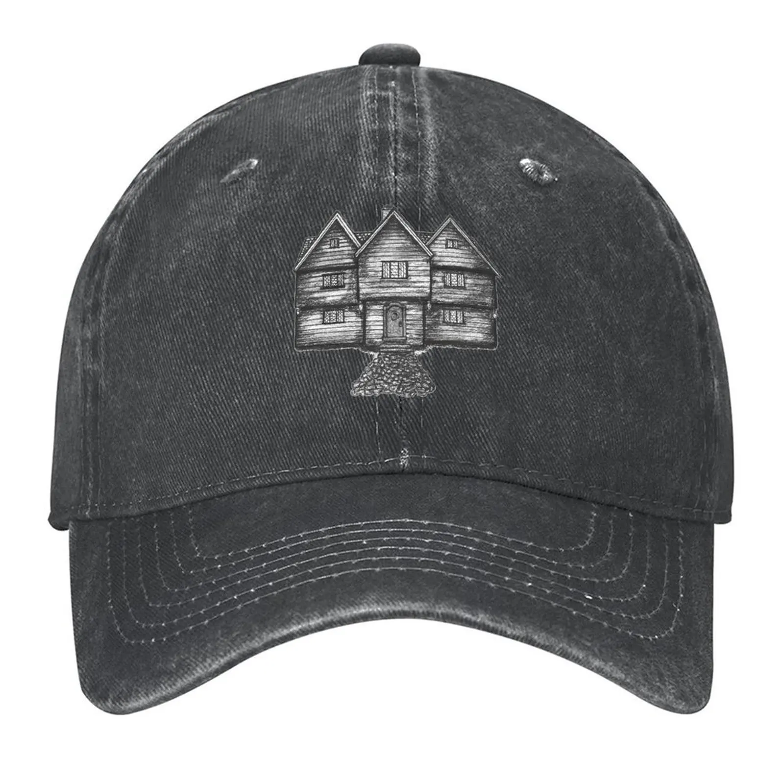 

Salem, the Witch House. Baseball Cap sailor cap for men tea Hat beach hat dad hat Baseball For Men Women's