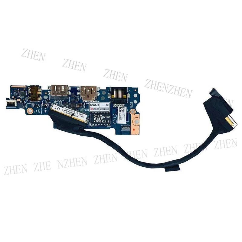 S New USB Audio SD Card Rearder RJ45 IO Board For Dell Latitude 3520 E3520 0MCCDH