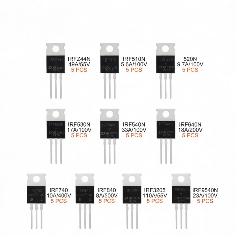 Industrial Grade To220 Mosfet - đánh giá và giá Mosfet Transistor Set