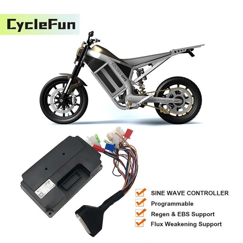 

1KW-2KW NANJING FarDriver ND72260 48V-72V DC 80A Sine Wave Motor Controller With Bluetooth For Electric Scooter Motorcycles