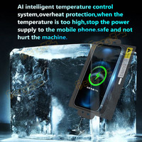 Dedicated Car Wireless Charger 15W Center Console Fast Phone Charging Panel For Hong Qi H5 HS5 HS7 2022 Interior Accessories