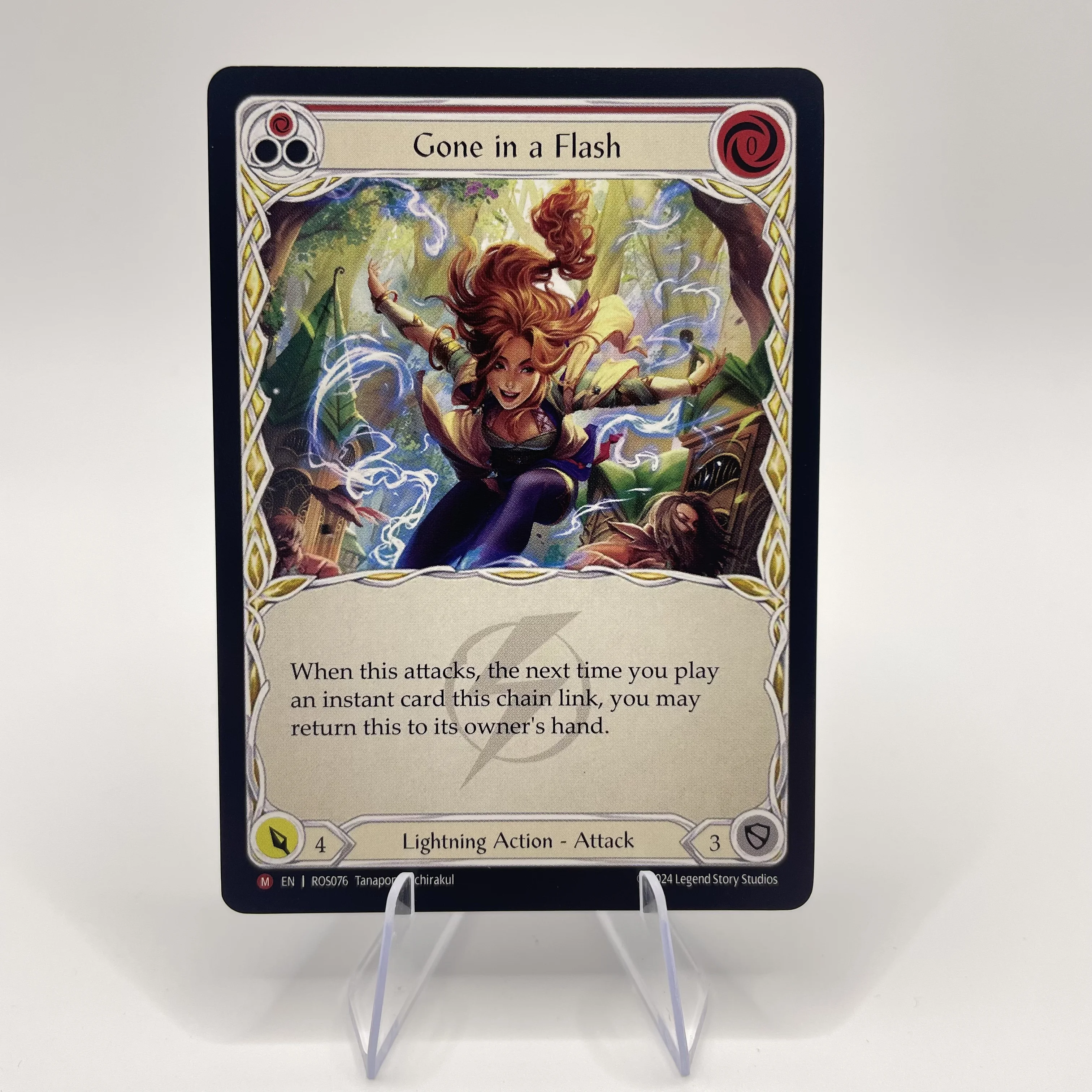 Flesh and Blood Attack Blade Flurry Proxy Cards