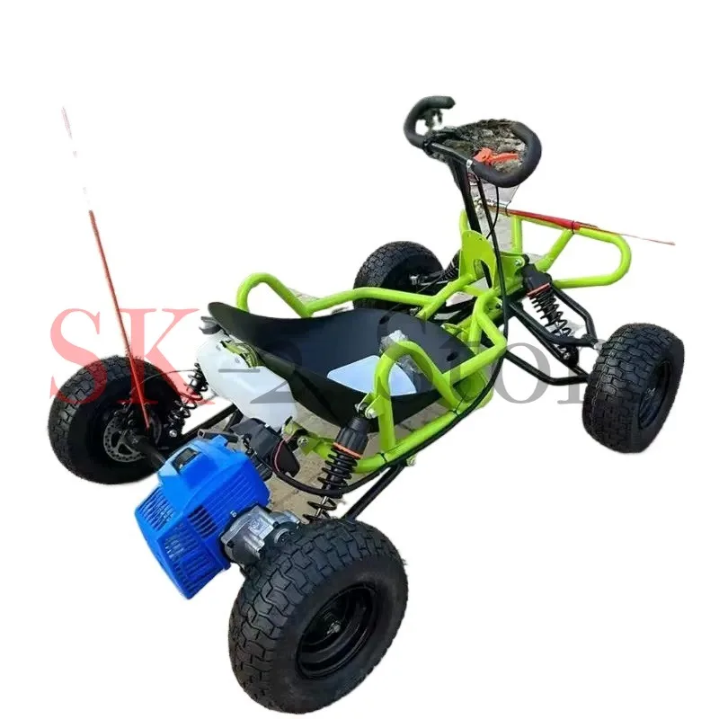Off Road Kart New Four-Wheel Fuel Beach Bike Adult Drift All Terrain Children Motorcycle 4-6-8 Inch Tires Colors Contact Service