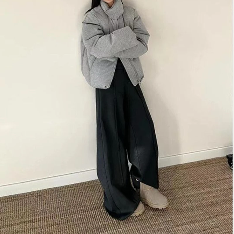 

Vintage Short Down Cotton-padded Clothes Women's Winter High-end Scarf Cotton-padded Clothes Bread Jacket