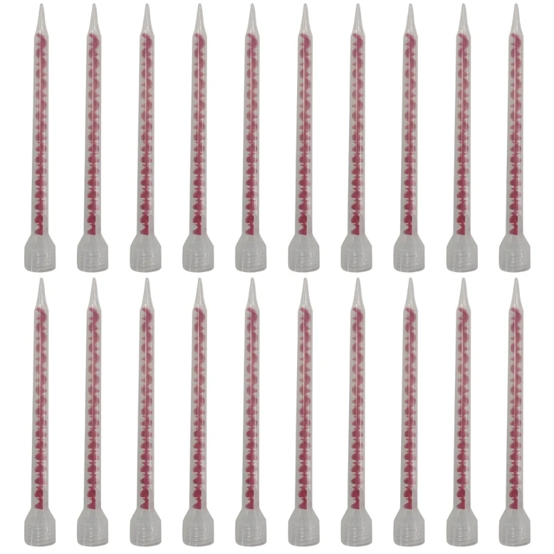 20Pcs Professional Static Mixing Nozzle Static Mixing Tube Adhesives Mixer Dropship