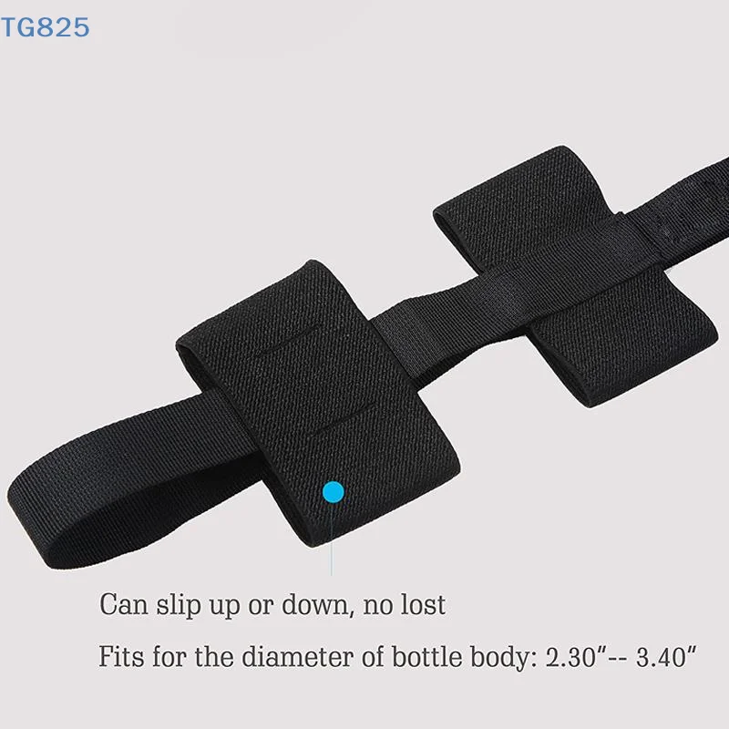 【AN】【AN】1Pcs Universal Durable Water Bottle Carrier Sling Adjustable Shoulder Strap For 18to32oz Wide Mouth Bottles