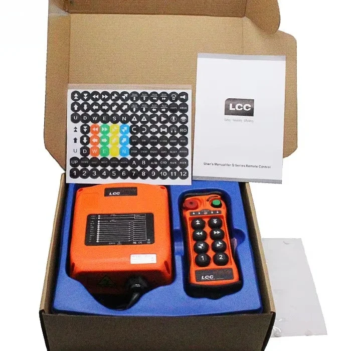 Q808 24v Waterproof IP65 Tower Crane Wireless Remote Control Machine System