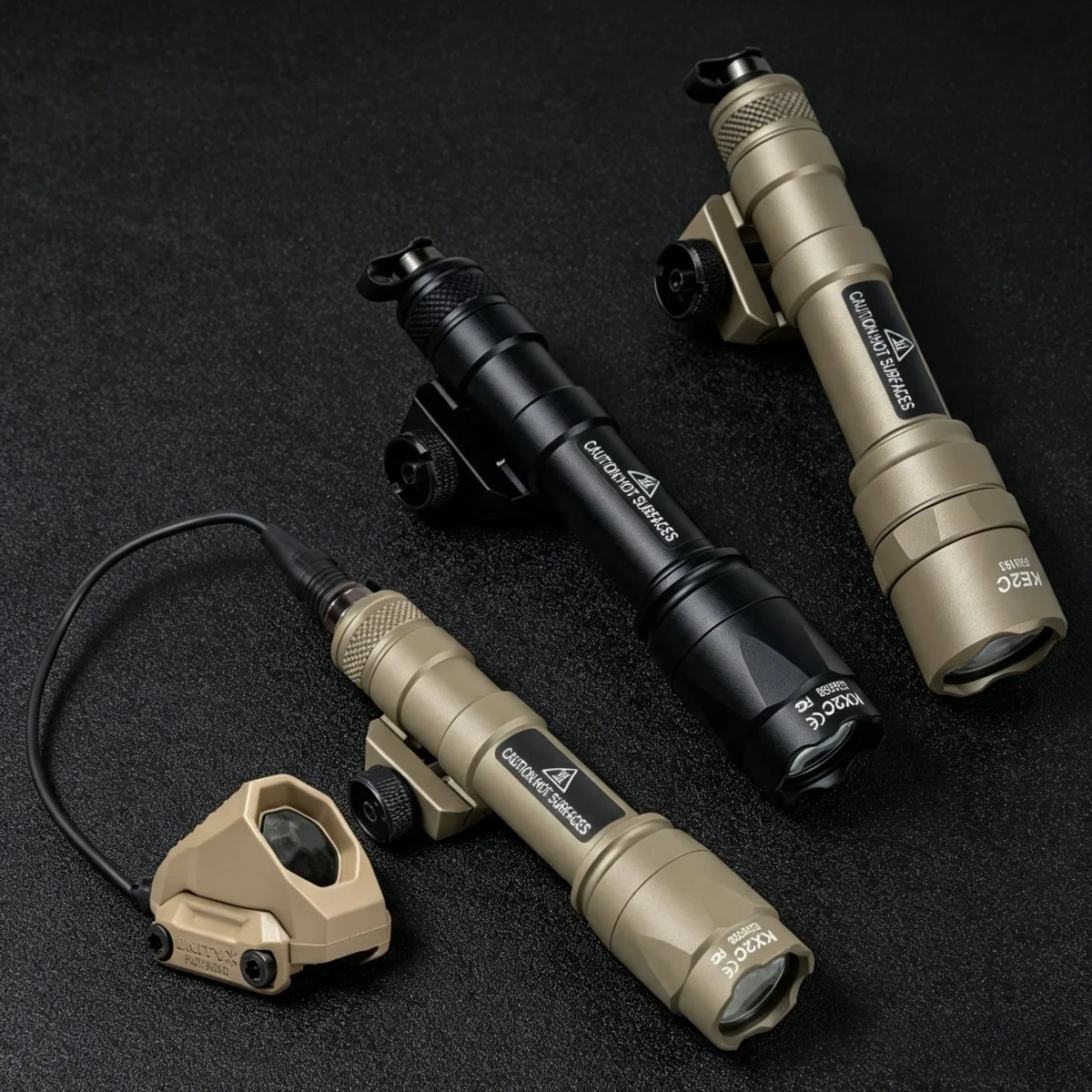 Lampe Scout SureFire M600B M600C avec interrupteur à distance de pression UNITY AXON SL, compatible avec rail Picatinny de 20 mm, pour accessoires de chasse.