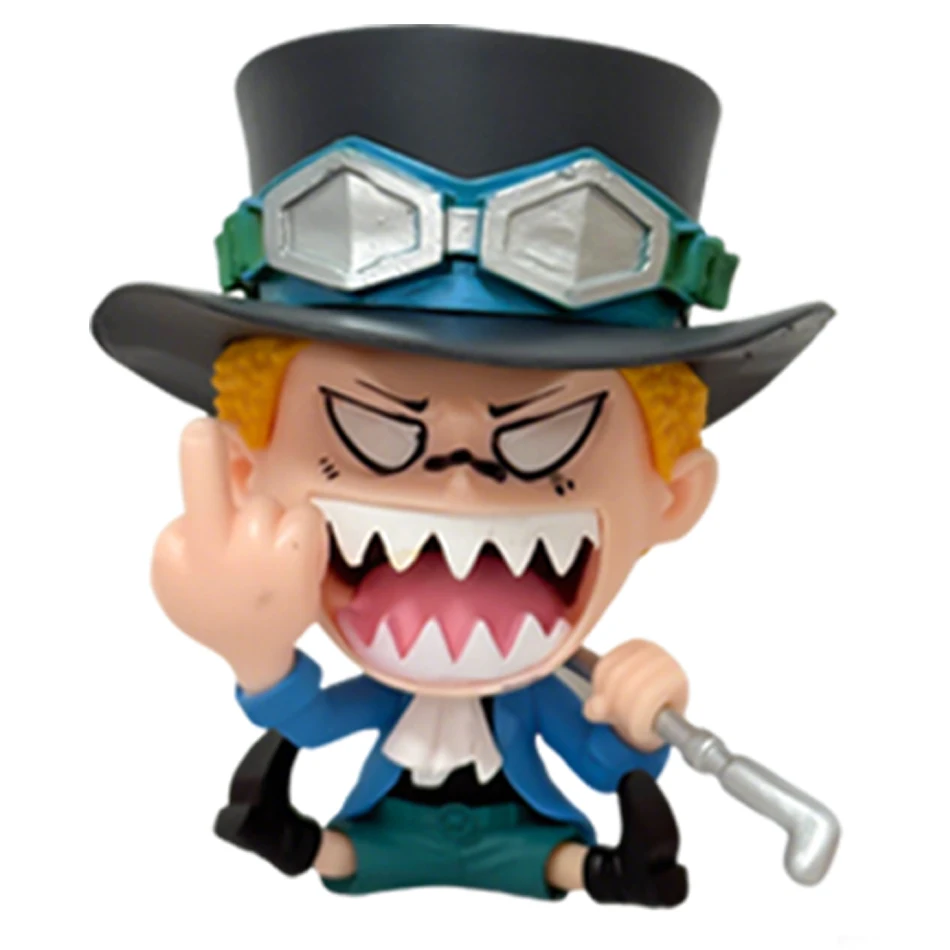 One Piece Q-Version Anime Figuren-Set 11-teilig Luffy Zoro Sanji Chopper Ace Sabo PVC Actionfiguren Sammlerstücke Modell-Spielzeug Geschenke Bestseller – Detail 13