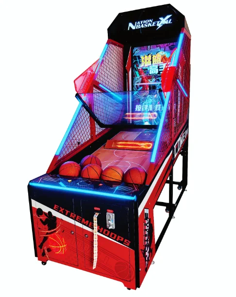 Hot Sale 55 Inch LCD Basketball Coin-Operated Shooting Arcade Game Machine 1 Year Warranty City Entertainment Equipment