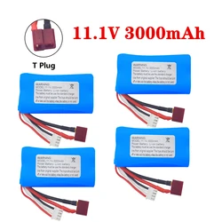 RC Boat Battery 11.1V 3000mAh Lithium Battery For R608 2104 Brushless High-Speed Water-Cooled RC Boat Model Toy 11.1V Battery