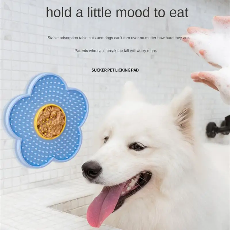 Silicone Material Safe Function Pet Feeding Supplies Popular Lick Pads Silicone Pet Products Cat Licking Pad Health Benefits