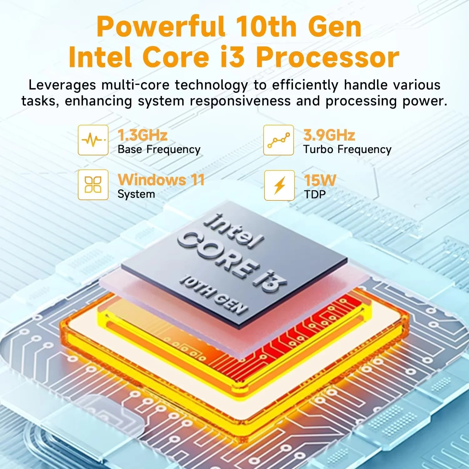 CHUWI Hi10 X2 Tablets Dual-Core Intel 10th i3-10100Y 8GB RAM 256GB ROM Intel UHD Graphics 615 10.1" LCD Screen 2 IN 1 Tablet  ﻿