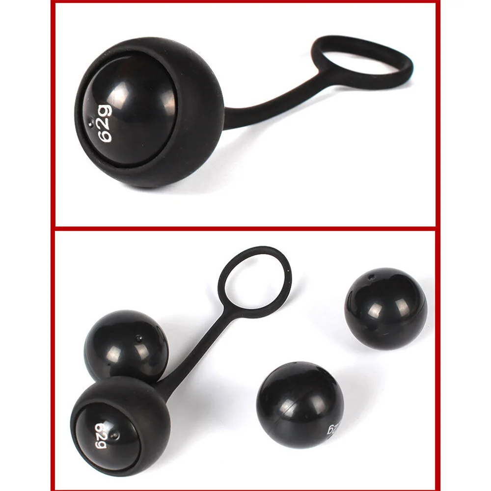 Heavy Weight Glans Exerciser 4 Balls Dumbbell Hanger Penis Trainer Cock Rings Stretcher Dick Extender Adult Sex Toys for Men 18+