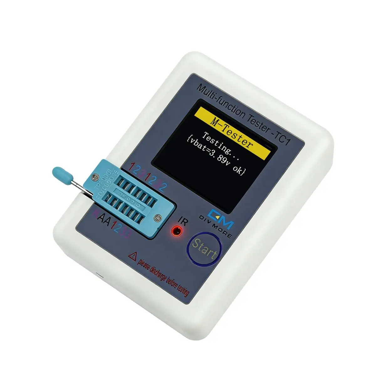 A48U -TC1 Transistor Tester Multimeter Colorful Display TFT for Diode Triode MOS/PNP/NPN Capacitors Resistor Transistor